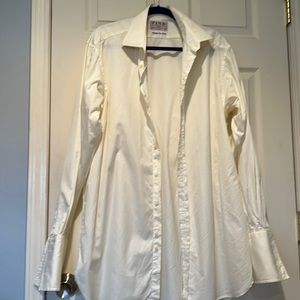 THOMAS PINK FRENCH CUFF DRESS SHIRT